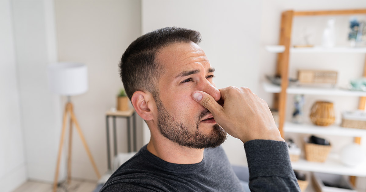 6. A Strong Ammonia Like Odour In Enclosed Spaces