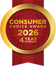 Consumer Choice Award 2026 ,4 Year Winner - Pestend Mississauga