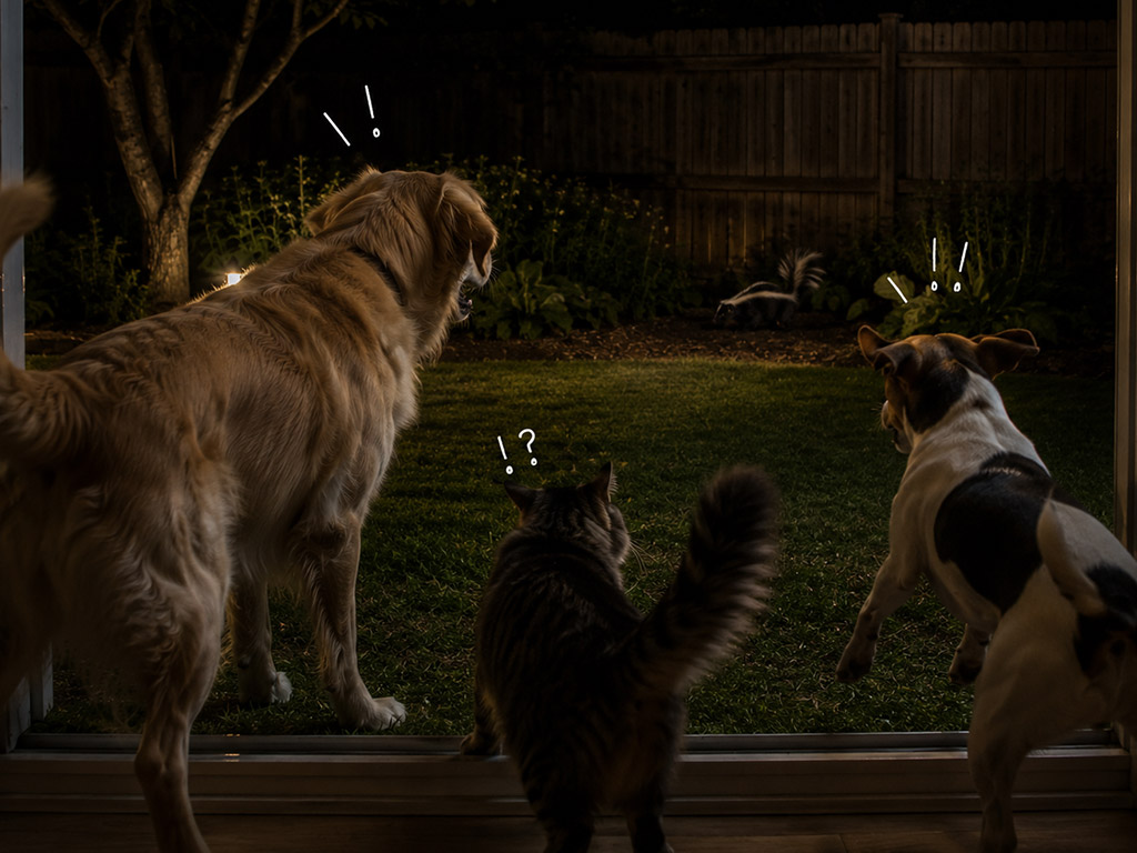Pets Reacting To One Area Of The Yard