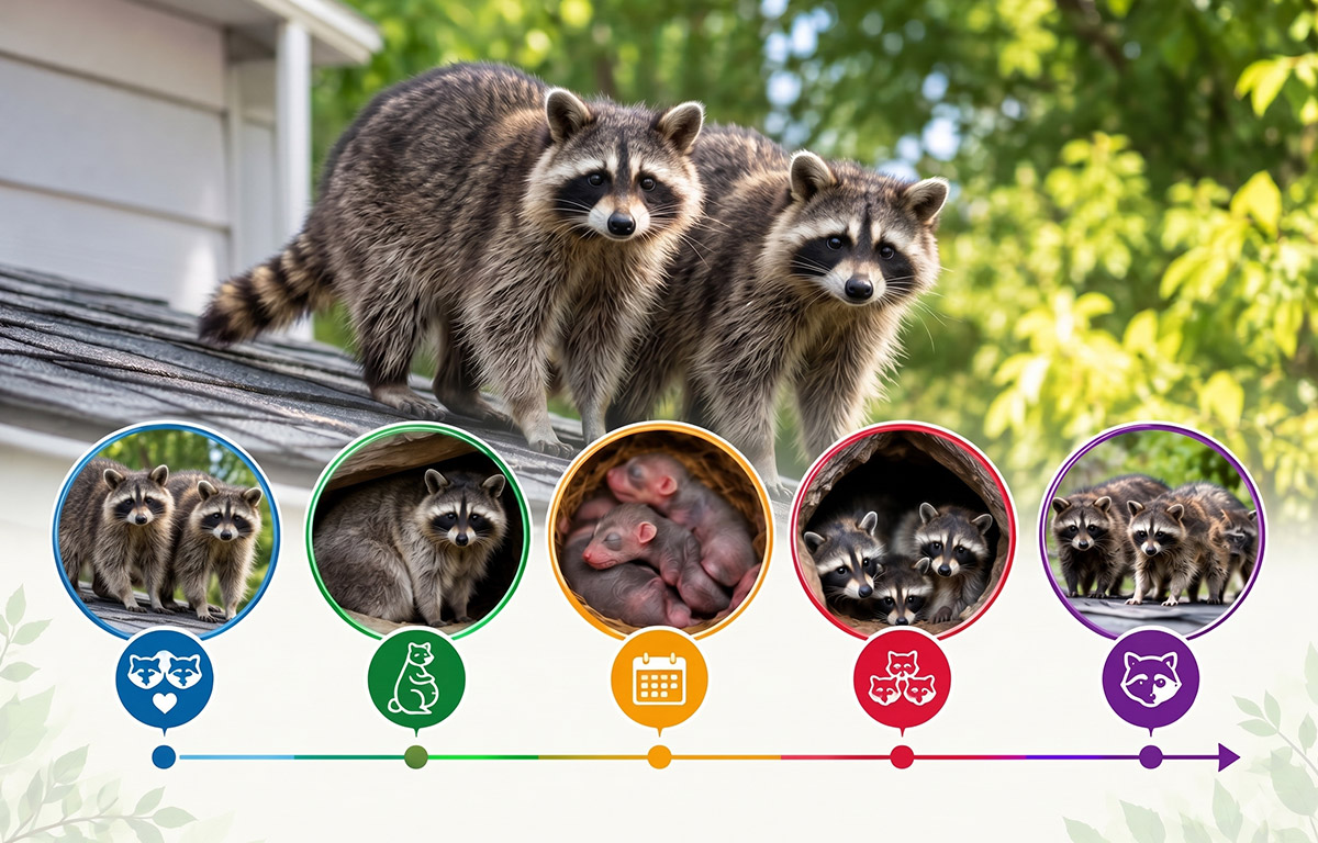 Raccoon Breeding Timeline